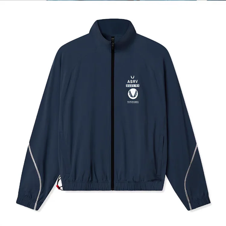 Nieuwe 2025 Heren Jaet Koreaanse Trendy Standkraag Rits Buitenkleding Qui Dry Waterdicht Veelzijdige Casual Top