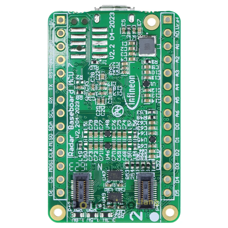 لوحة عرض مستشعر رادار Infineon ، dofmugt60tr13c ، Bgt60tr13c ، 60GHz