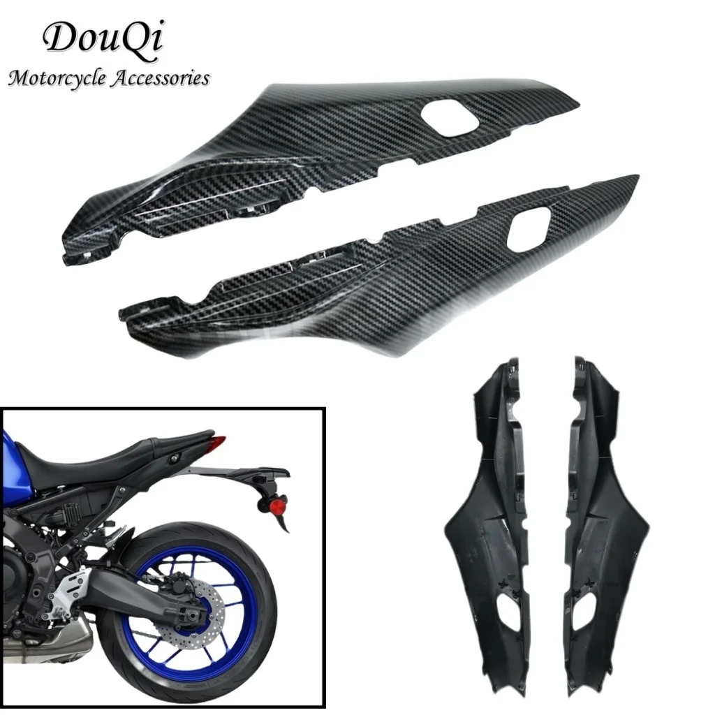 

Motorcycle Fairing Suitable For Yamaha Mt09/Fz-09 21-23 Rear Side Panel Carbon Fiber Patterned Seat Lower Rear Wing Panel