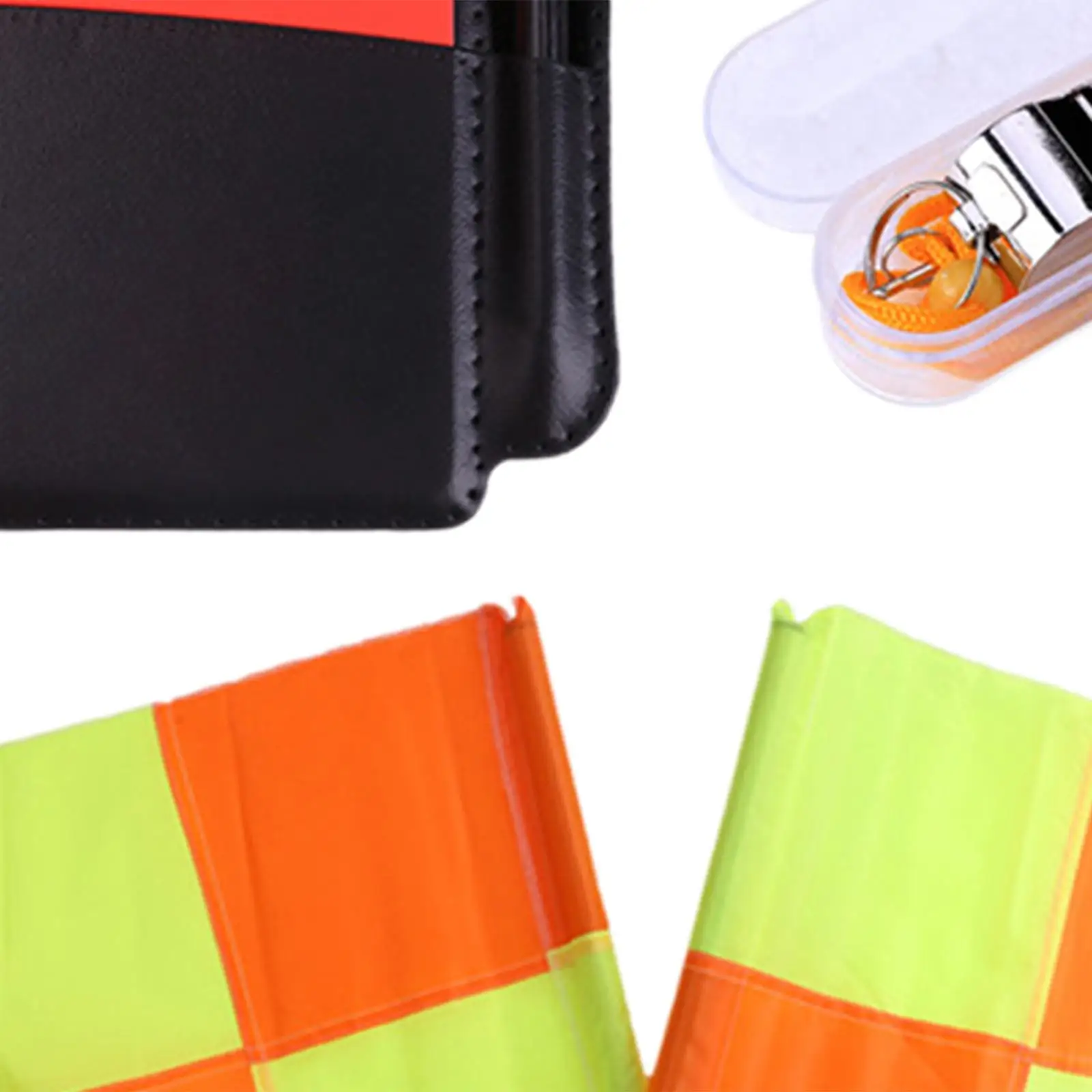 Soccer Referee Flag Set Referee Tool Kit for Football Soccer Volleyball