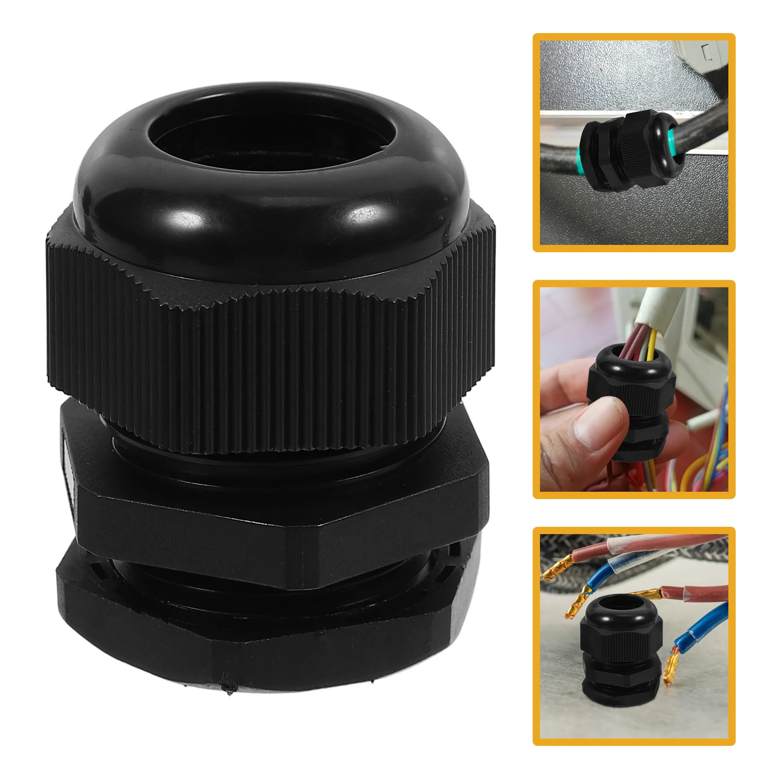 

20Pcs Adjustable Nylon Wire Connectors High Temp Resistant Strong Grip Cable Glands Easy Install No Disassemble