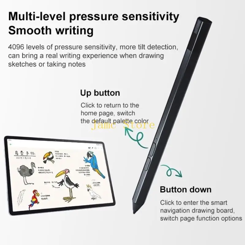 

LX0B Pen for Touch Screens 4096 Pressure Level Active Pen Fine Point for Xiaoxin Pad
