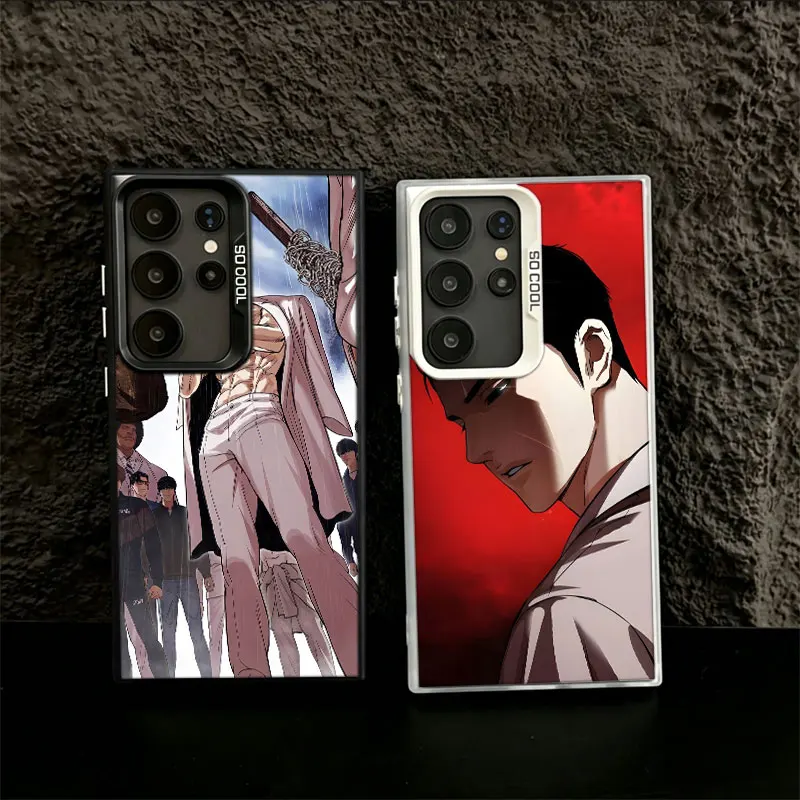 Jonggun  Lookism Phone Case for Samsung S26 Ultra S25 Edge S24 FE S23 FE S22 Plus Galaxy S21 S20 Cover Back Anti-fall Pattern Co