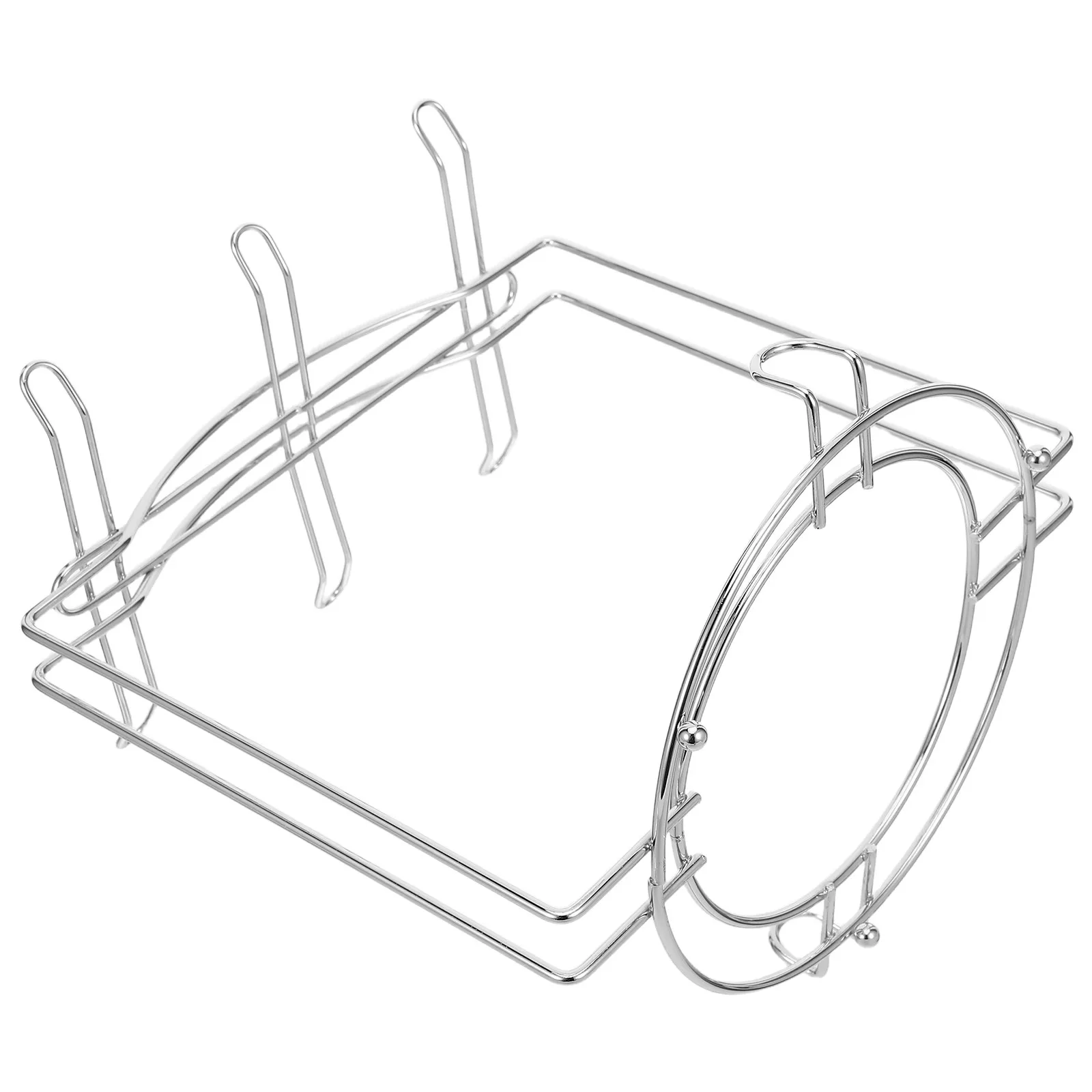 

Подставка для кофейных чашек из нержавеющей стали, держатель для 4 чашек и 6 тарелок, золотистый органайзер для кухонного шкафа, вертикальный экономитель пространства