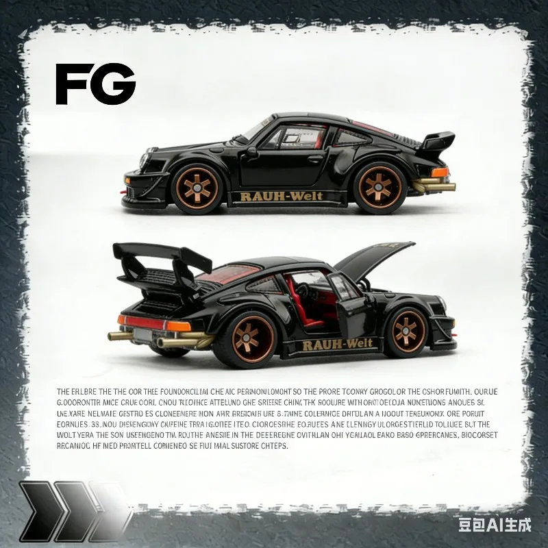 

FG 1:64 911 RWB 930 Simulation Static Alloy Car Model, Boys' Holiday Gift Toy, Adult Collection Decoration Item.