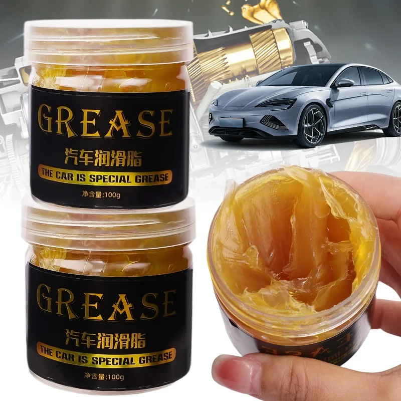Pelumas Bantalan Mobil 100g Tahan Suhu Tinggi dan Rendah Pelumas Kuning Tahan Air untuk Bantalan Hub Mobil