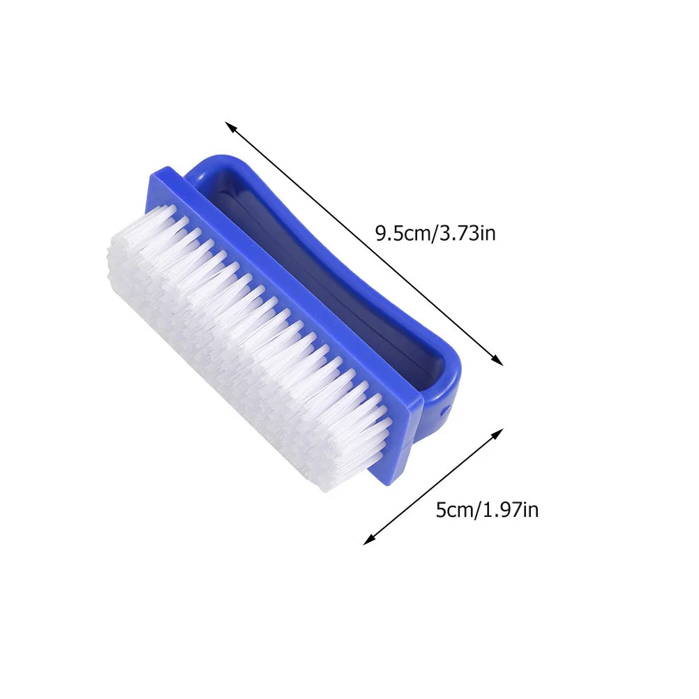 4 pezzi spazzola per unghie strumento per nail art di alta qualità manico liscio impugnatura comoda spazzola per la rimozione della polvere e dello sporco delle unghie