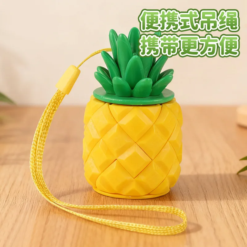 الأناناس ثلاثية الأبعاد مجسمة لتقوم بها بنفسك الجمعية ألعاب تعليمية الإبداعية ديسيفيرغ لعبة الأطفال الدماغية الإجهاد الإغاثة اللعب