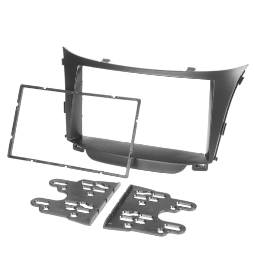 Imagen 2 del producto Radio Estéreo Fascia para coche, adaptador de Panel de marco de salpicadero para Hyundai I30 2011, 2 Din, 1 Juego