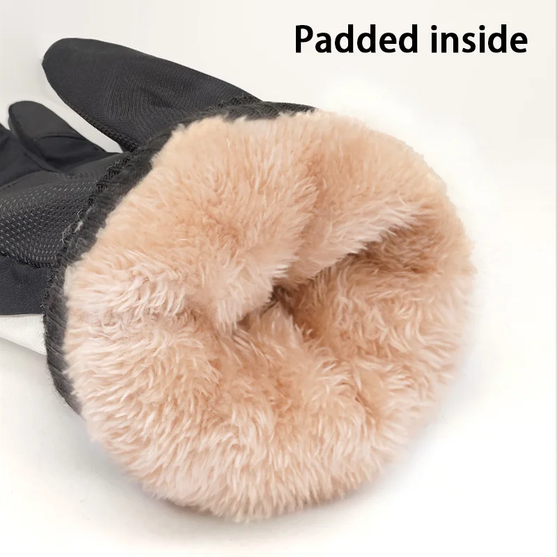 Sarung Tangan Ski Luar Ruangan Pria Wanita Musim Dingin Bersepeda Berkendara Snowboarding Sarung Tangan Anti-selip Sarung Tangan Layar Sentuh Hangat Tahan Angin Tahan Air