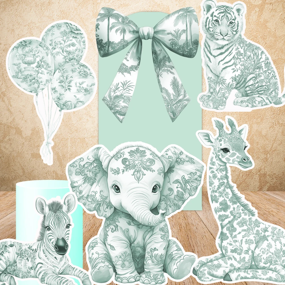 Green Toile Safari … - image