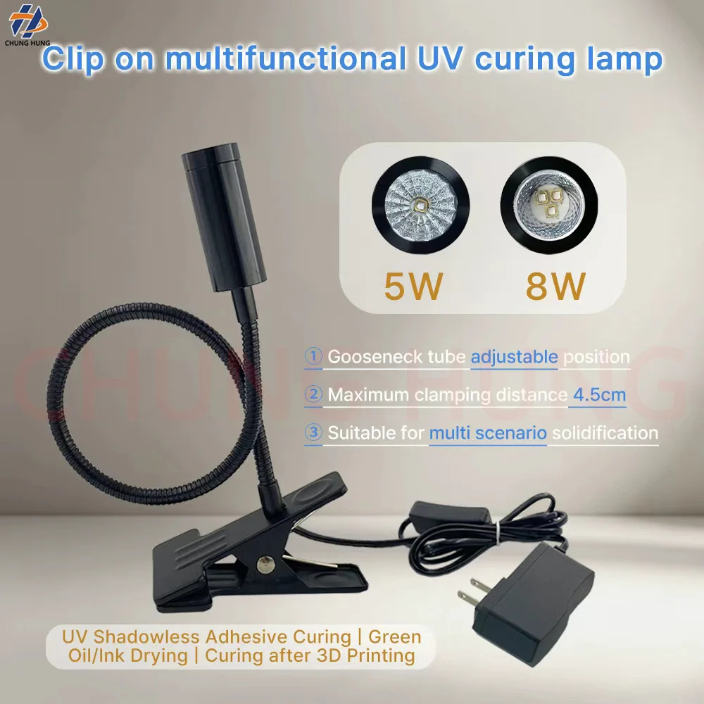 High Power UV Point Light Source UV Curing Lamp for UV Glue Shadowless Adhesive Ink Cure PC Bonding & Fluorescence Detection