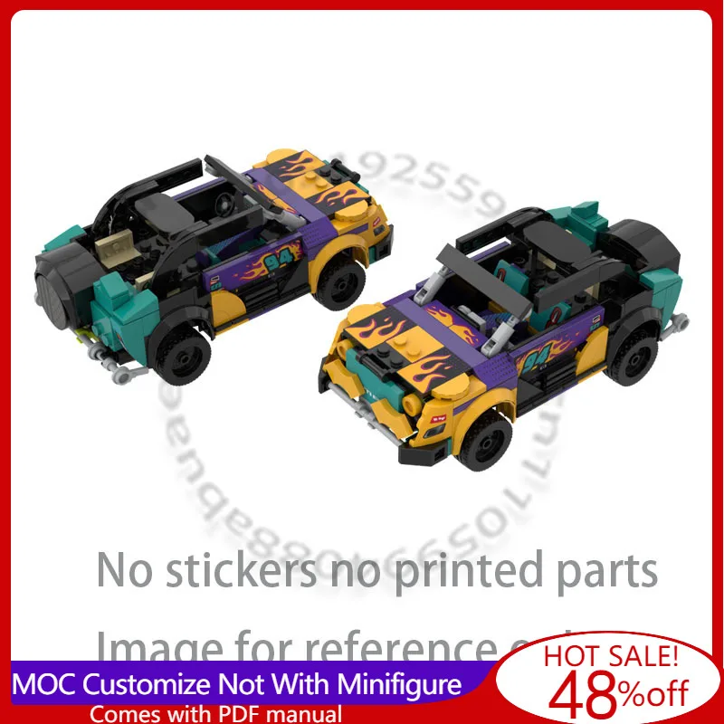 

246 деталей, скоростной гиперкар 76935, модульный конструктор Jeep MOC, креативный дизайн, популярная развивающая игрушка для детей, подарок на праздник, сделай сам