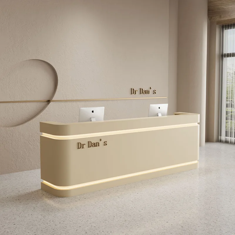 Company Front Desk Checkout Counters Clothing Store Dental Clinic Checkout Counters Training Institution Furniture Kassa JT40C