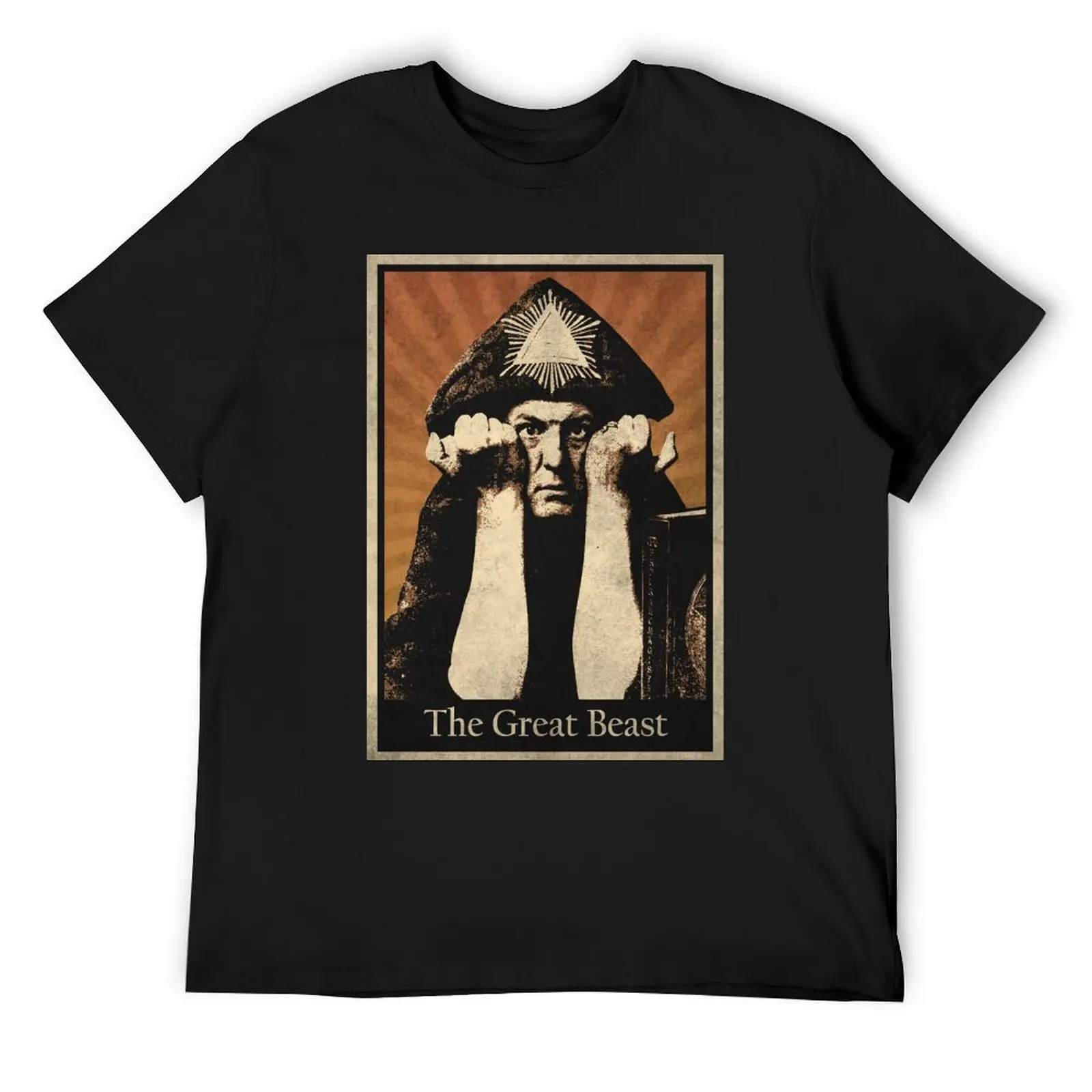 

Aleister Crowley The Great Beast T-Shirt quick drying shirts graphic tees men workout shirt