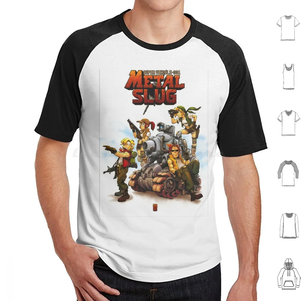 Metal Slug T Shirt 6xl Cotton Cool Tee Metal Slug Arcade Arcade Games Gamer Gaming Neo Geo Retro Retro Gamer Shoot Em Up Snk