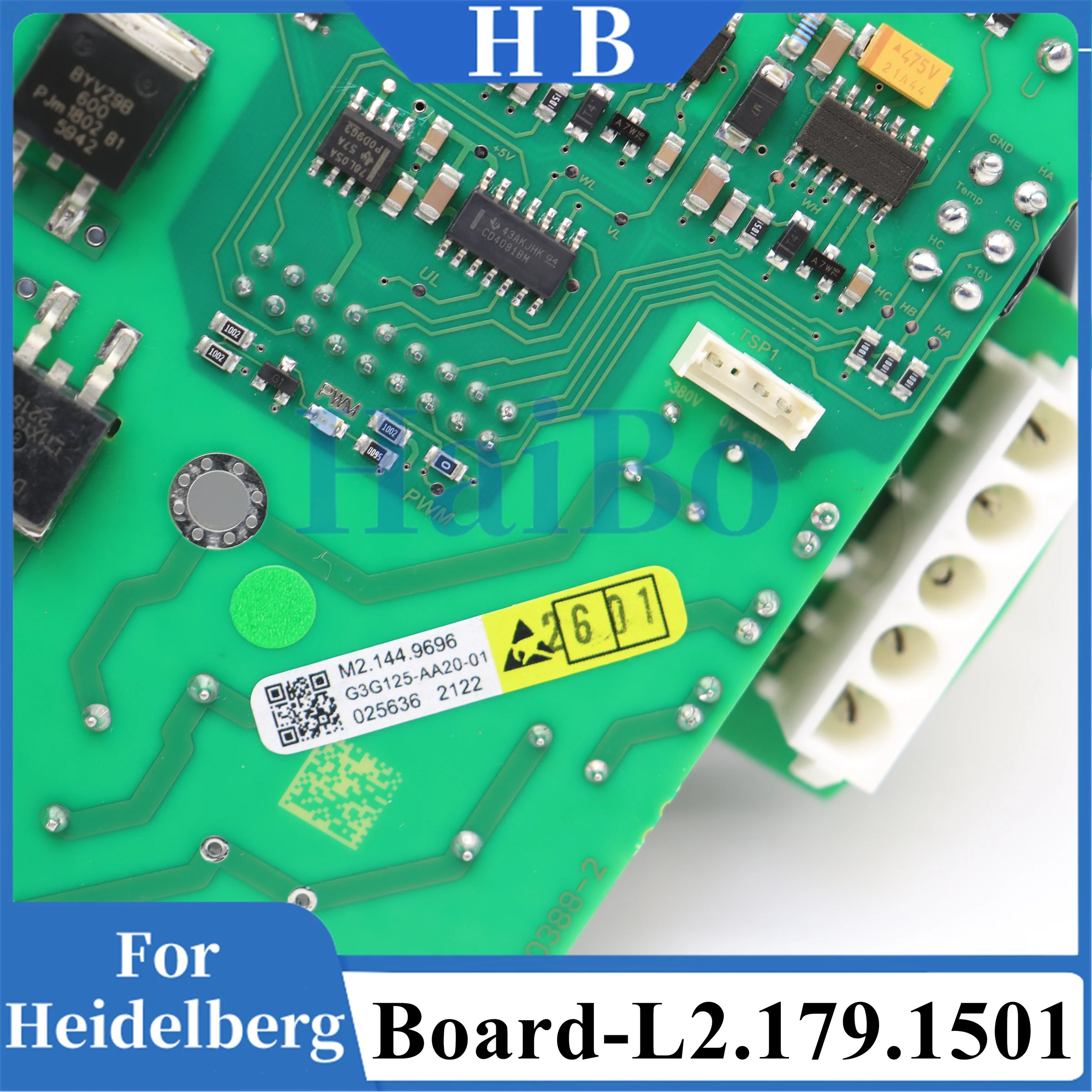 HaiBo Best Quality SM52 SM74 Drive Board F2.179.2111 L2.179.1501 Blower G3G125-AA20-01 230V XL105 SM102 Blower Inside Board