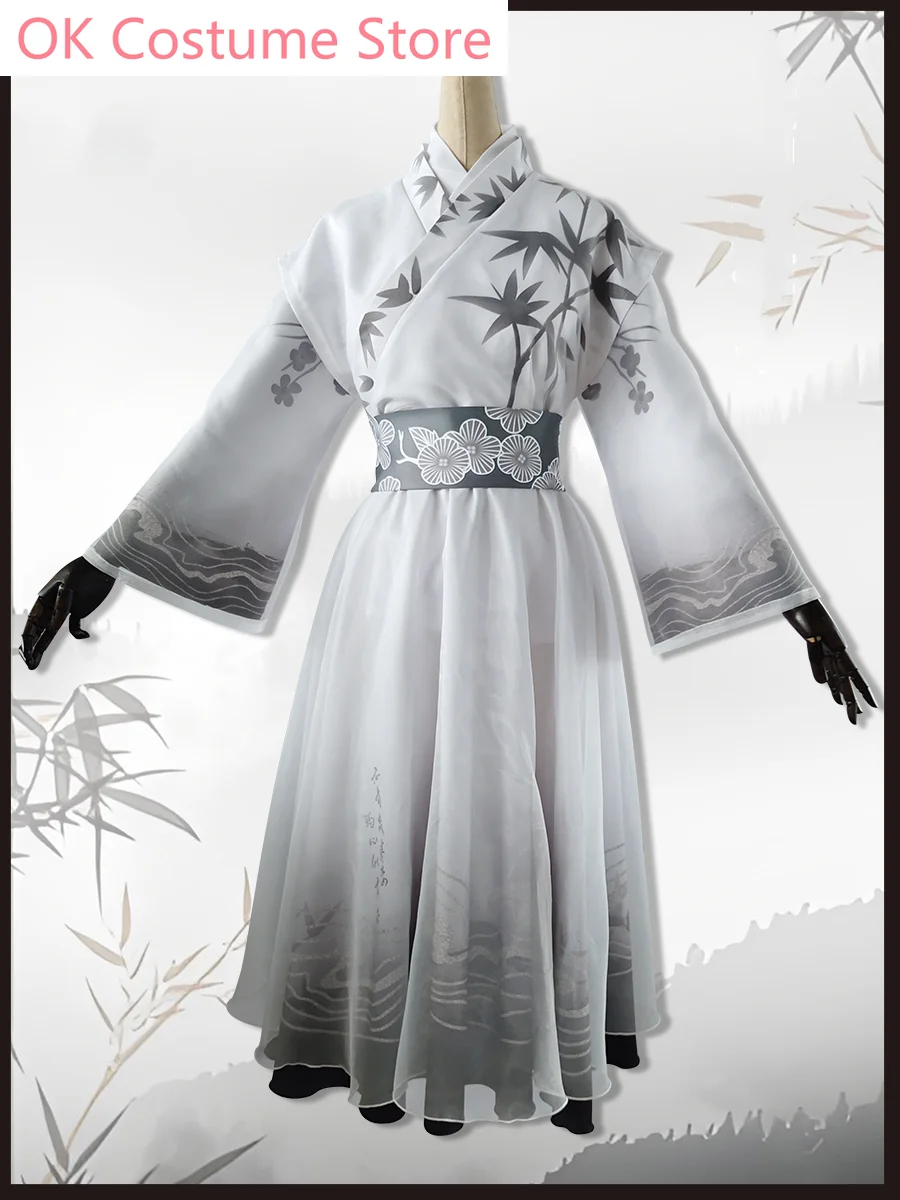 Identity V Qi Shiyi Antique Dealers Ink Rhyme Women Hanfu Cosplay Costume Cos Game Anime Party Uniform Hallowen Play Role