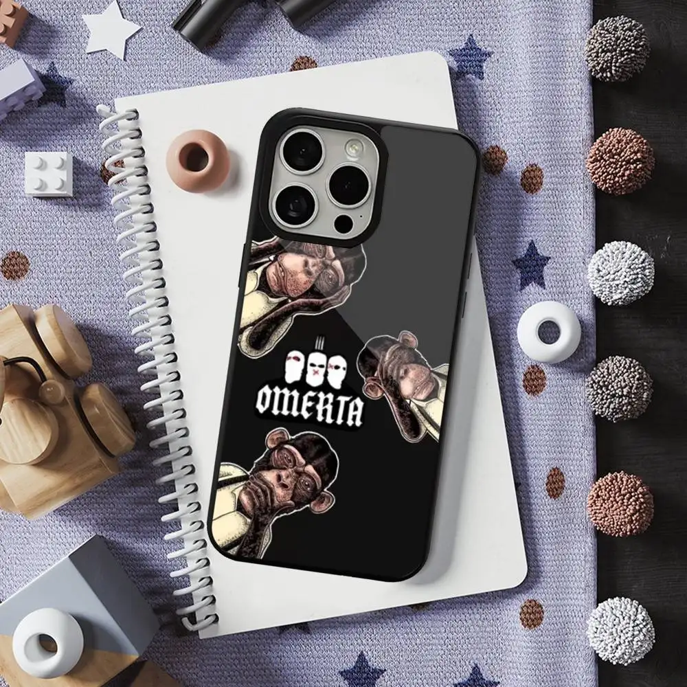 Maes-47 Singer O-Omerta Capa de telefone para iPhone 16,15,14,13,12,11,Pro,Max,Plus,Mini,Magsafe, capa de carregamento magnético sem fio