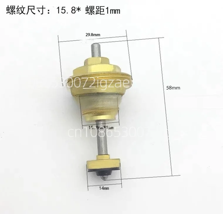 Underfloor Heating Manifold, Pack Of 6 Return Pin Valve Core M30 X 1.5, Return Pin Valve Core, Thermostatic Valve Core