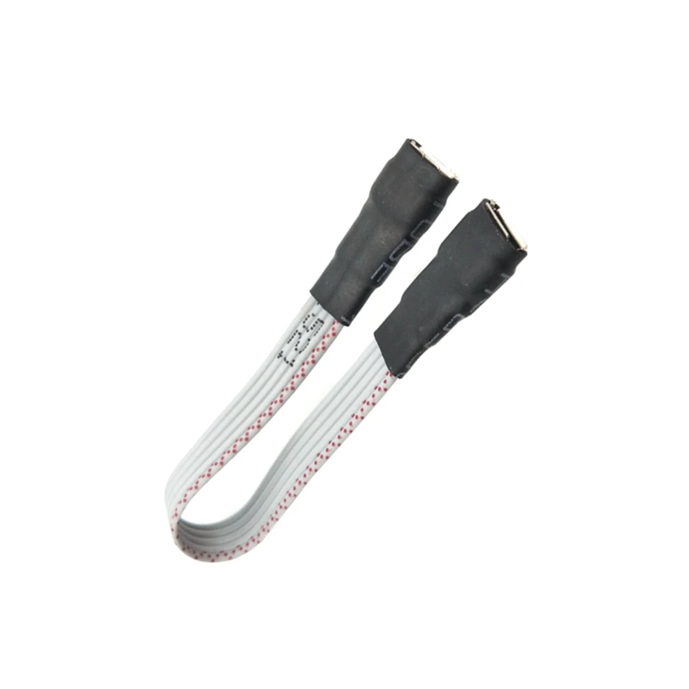 Micro USB 5-pin flat cable, Micro USB 2.0 female head connected to Micro USB female extension cable