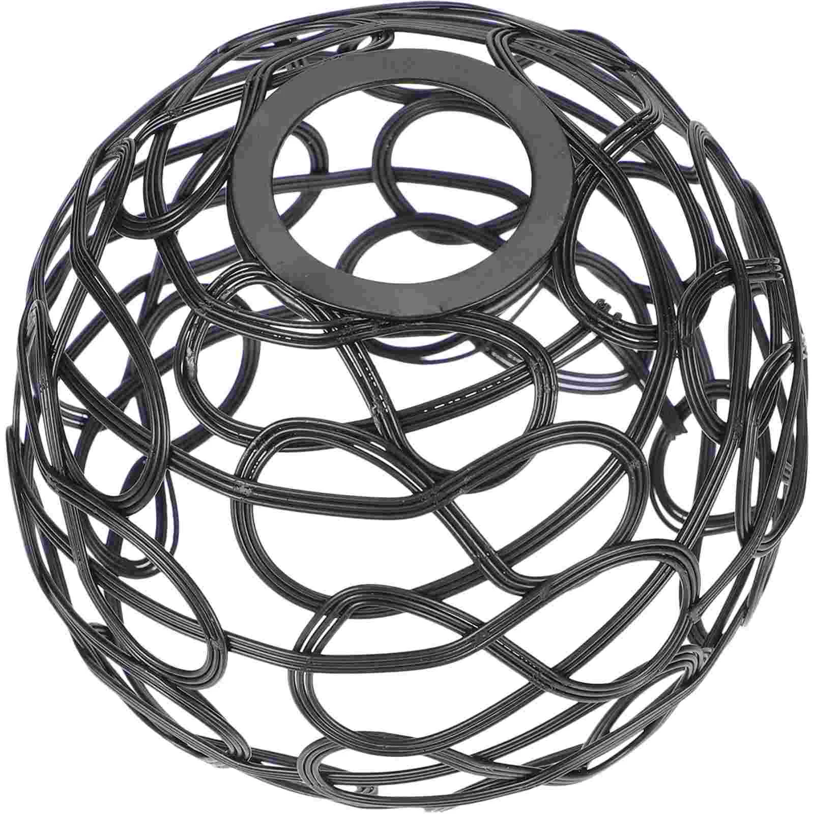 

Industrial Light Bulb Cage Style Light Cage Lamp Guard Iron Chandelier Chandelier Light Covers Replacement Pendant
