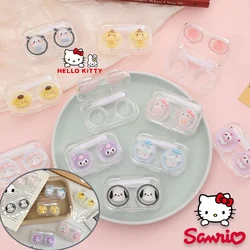 Sanrio Hello Kitty Contact Lens Case Lovely Travel Kit Pocket Mini Contact Lens Case Travel Kit Easy Carry Lenses Box Container