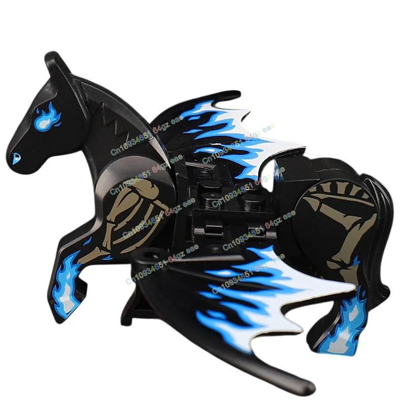 

QQ04-666 War Horse Mounts MOC Dragon Knight Action Figure Building Blocks Accessories Creative Models Kids Toys Birthday Gifts