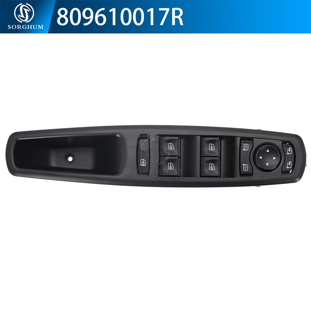 809610017R For Renault Grand SCENIC 3 MK3 2009 2010 2022 Master Left Power Window Lifter Control Switch 809615953R 80961-0017R