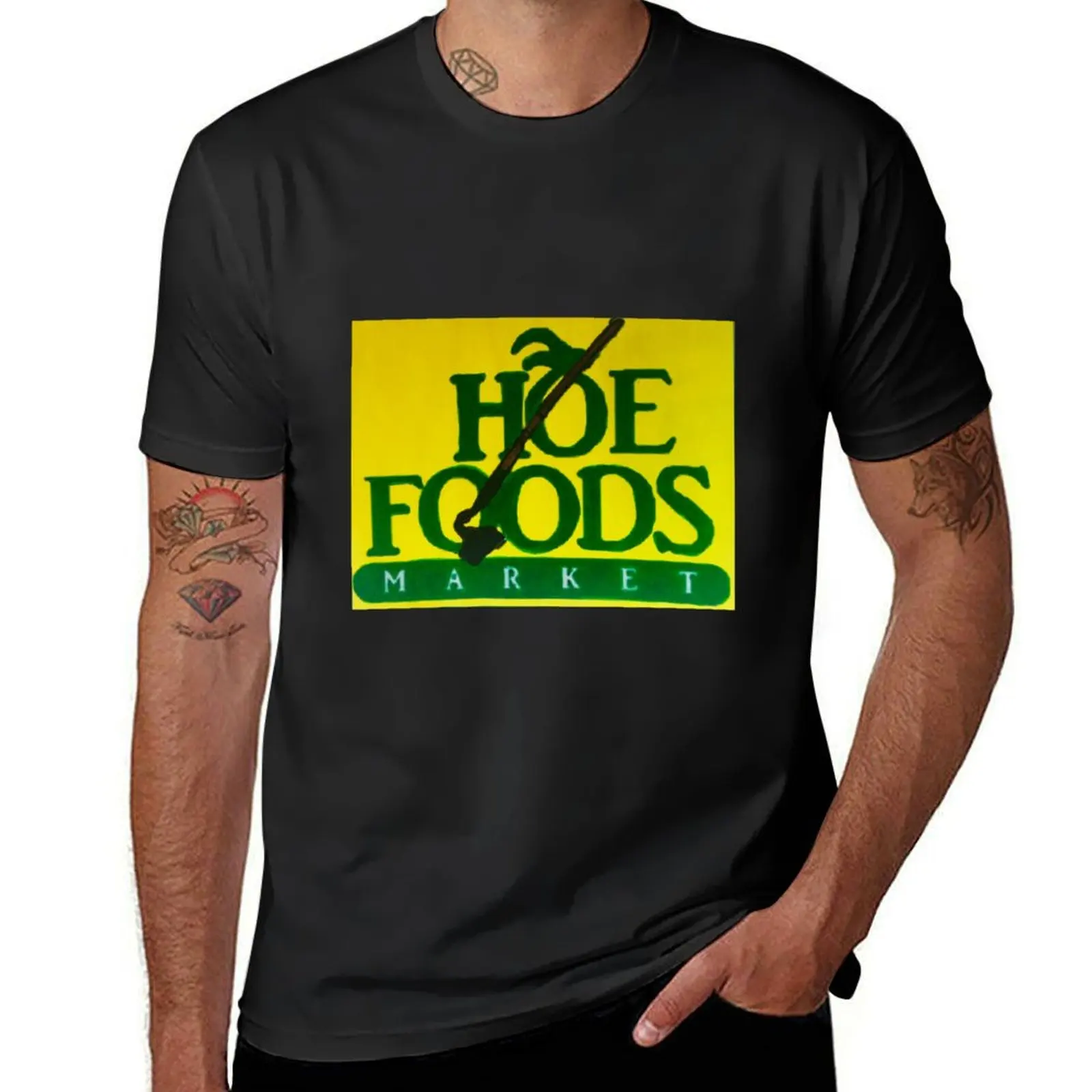 WHOLE FOODS PARODY T-Shirt quick-drying Aesthetic clothing anime for a boy Men's t shirts