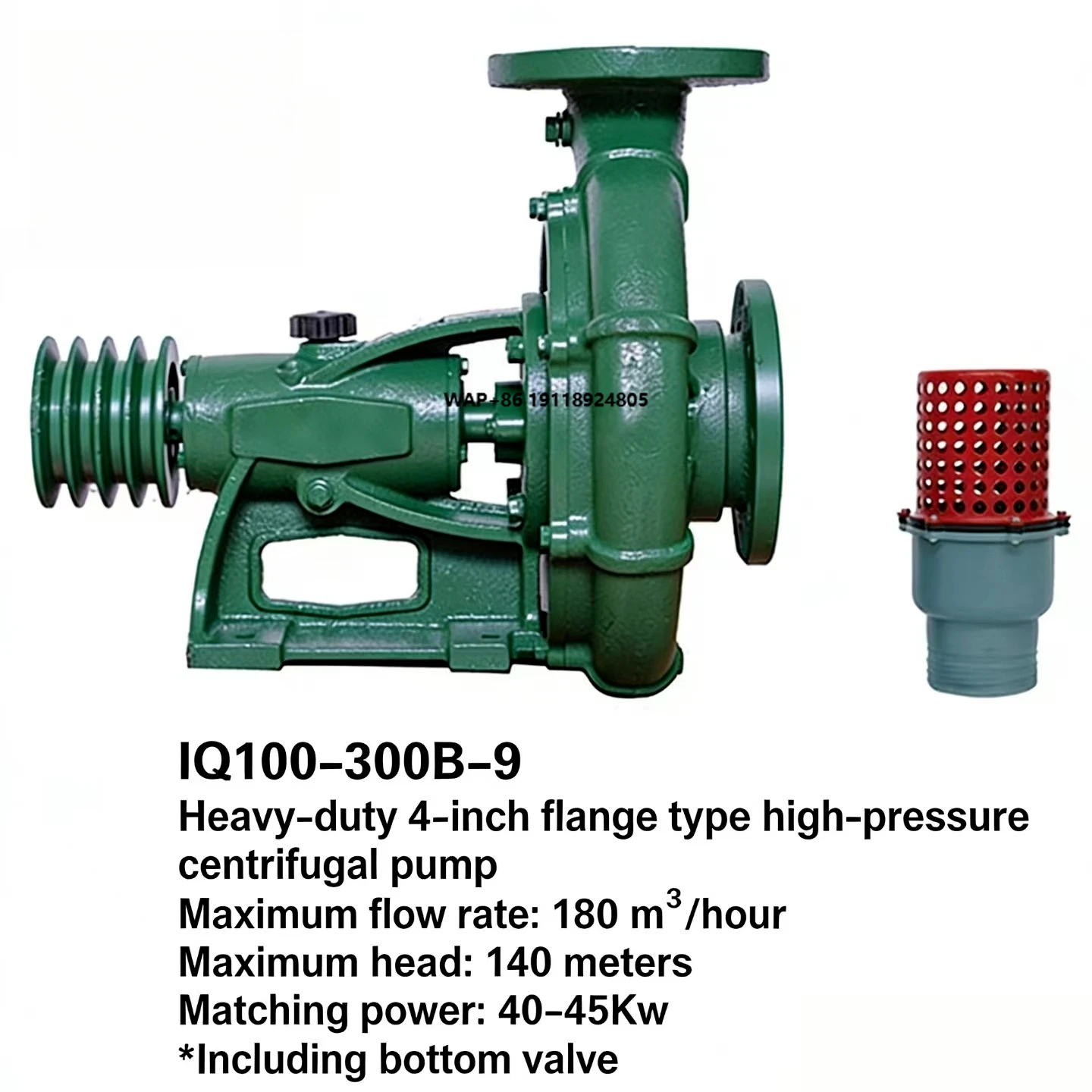 High Performance Heavy Duty 4 Inch Flange High Pressure Centrifugal Pump for Agricultural Irrigation Projects