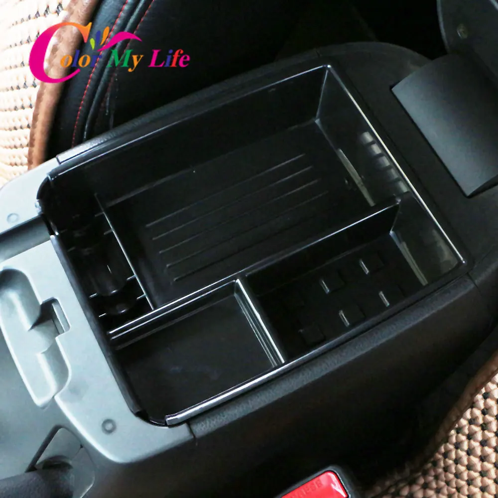 Car-Styling ABS Central Storage Armrest Decorative Box for Kia Sportage SL R 2010 2011 2012 2013 2014 Accessories