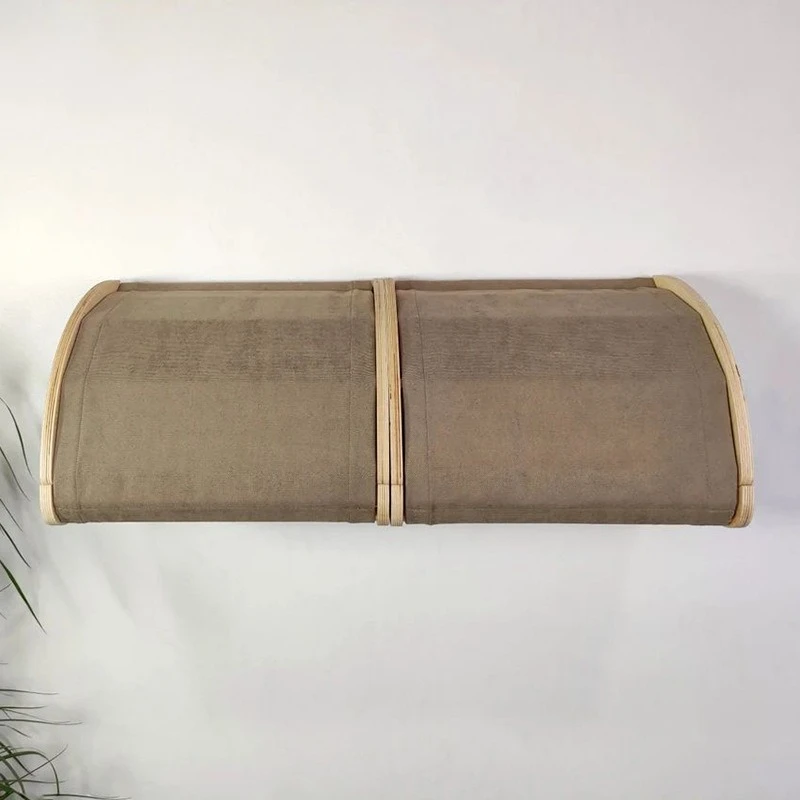 wind cat nest hanging wooden wall-mounted  wall climbing frame  nest integrated wall large size