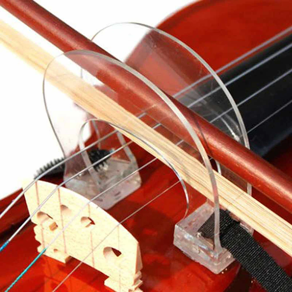 

1 2 Violin Bow Corrector Tool Transparent Compact Lightweight Violin Practice Guide for Correct Bowing Wrist Action