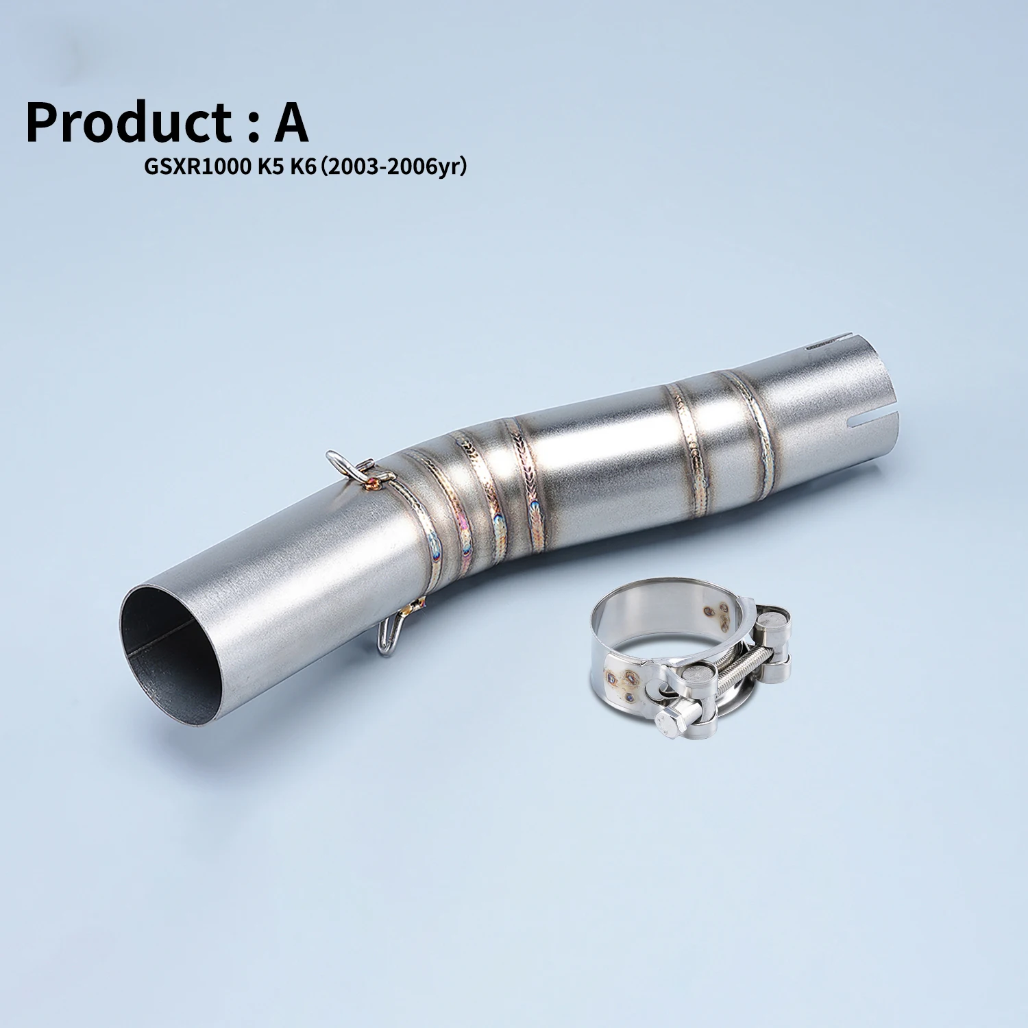 

FOR GSX-R1000 High Quality Motorcycle Exhaust Middle pipe link pipe For SZK GSX-R1000 GSX R1000 GSXR 1000 Link Pipe