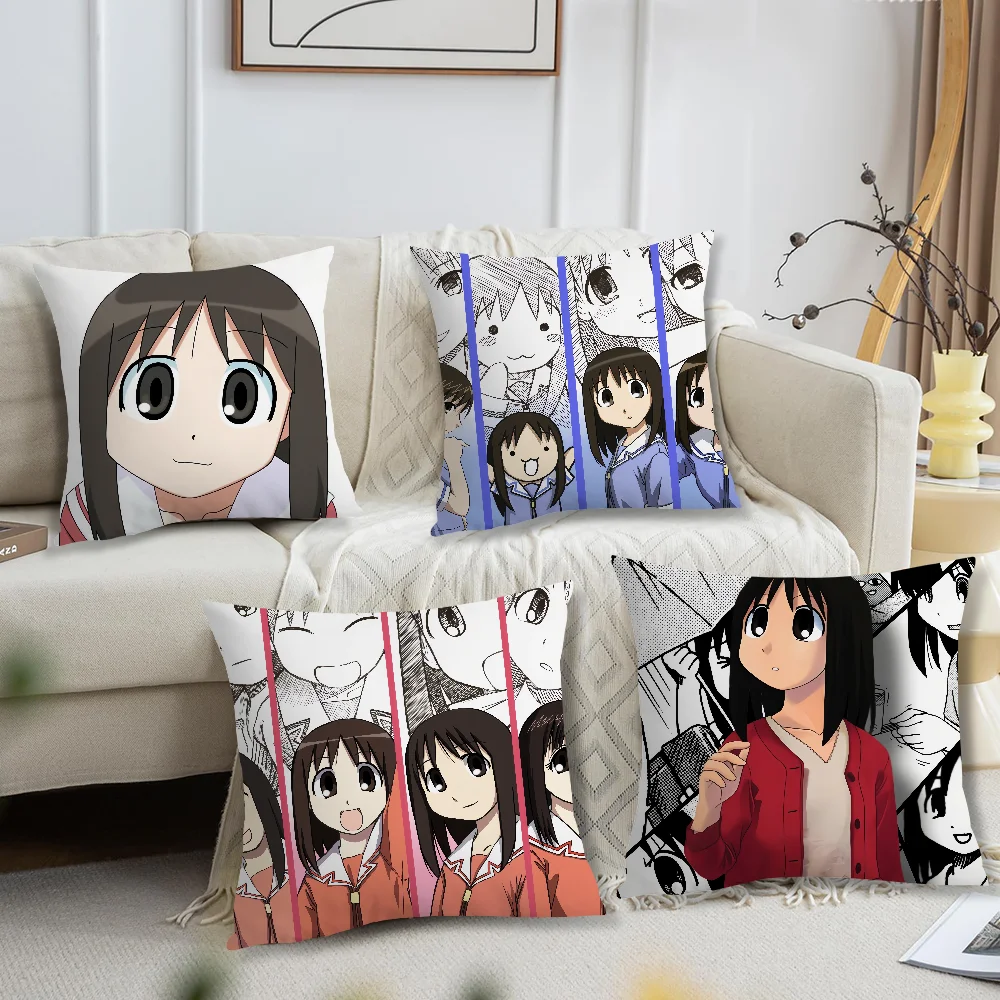 soft Comfortable Anime Japan Pillow Case for Sofa A-Ayumu Living Room Osaka Home Daioh A-Azumanga office Decor Protective Covers