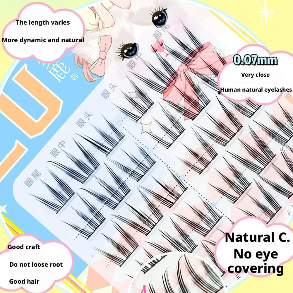 Valse wimpers Natuurlijke langdurige krullen Dikke waterdichte en zweetbestendige zelfklevende herbruikbare oogmake-uptool