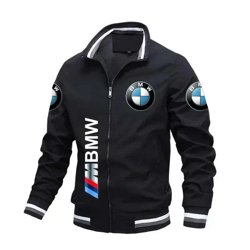 

4447 2025 New BMW Printed Handsome Top Spring and Autumn BMW Men's Jacket Fashion Zipper Jacket Motorcycle Riding Racing Suit