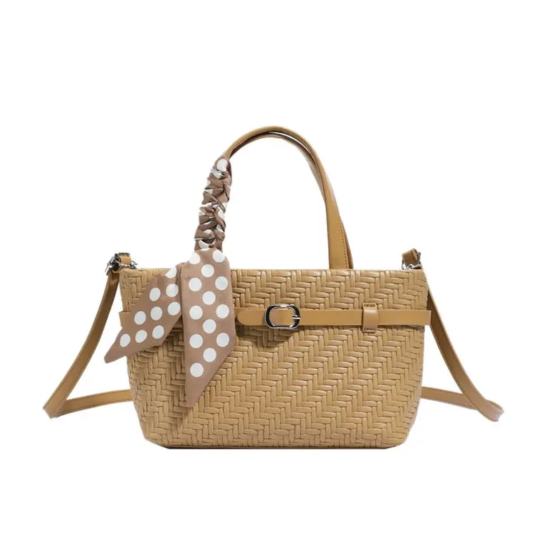 High-End Minimalist Unique Leisure Diaper Bags Women'S Luxury Shopper Solid Color Elegant Leather Shoulder Bag