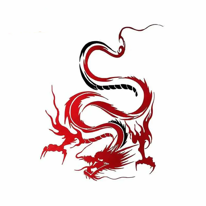 Car Sticker Creative Personality Cartoon Dragon for Bumper Windshield Trunk Motorcycle Laptop Decoration Auto Decal  PVC,15cm