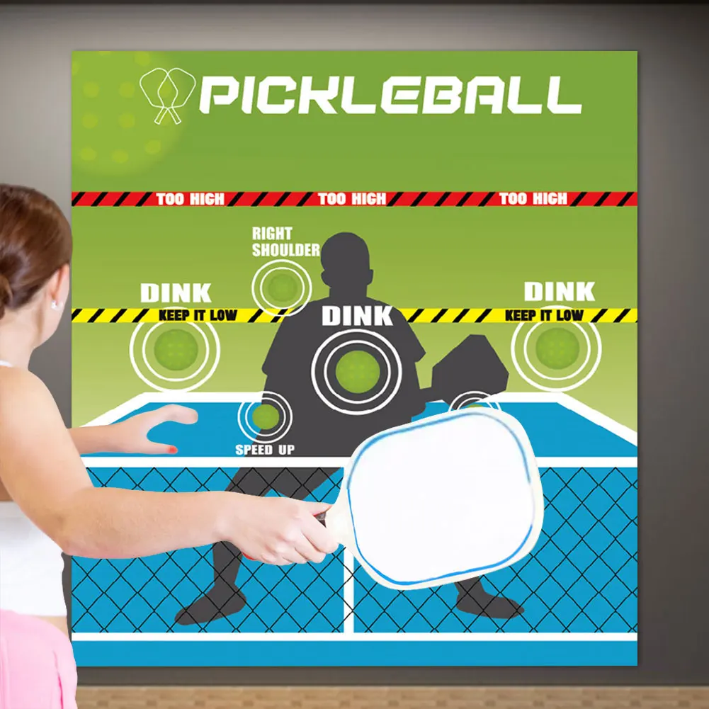 Pickleball Practice Board Pickleball Rebounder Training Aid Bouncing Training Aid for Outdoor & Indoor Court Use