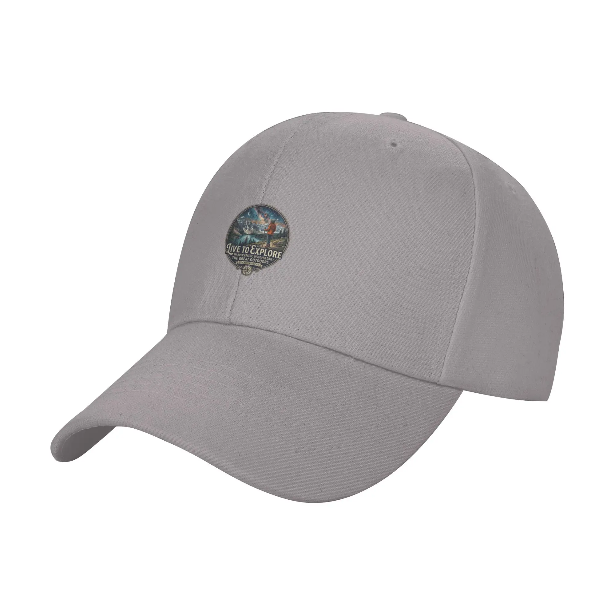 Hot Sale Live to Explore Baseball Cap  One Size Fits All Hat Men  Training Class Hat Men