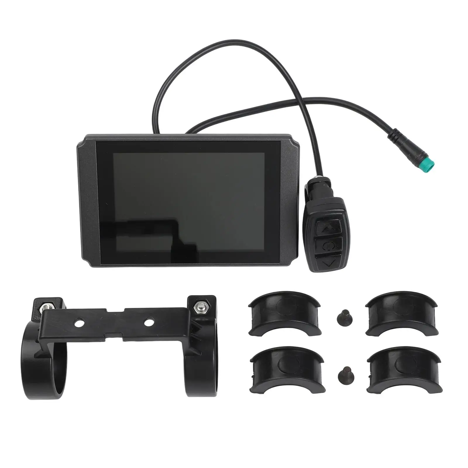 

LCD Meter Display Panel Electric Bicycle Components 45*65mm Display Size 600g 9PCS Black Color Screen LCD Meter