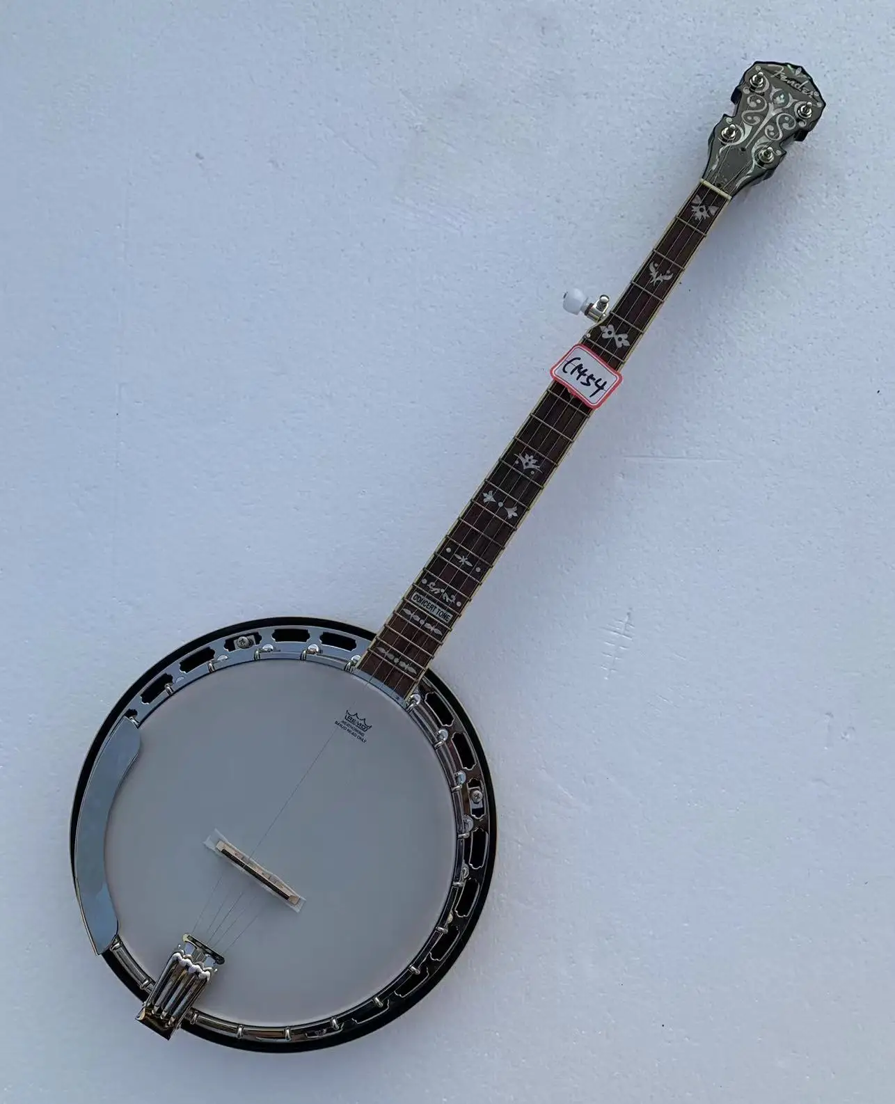 

Top Quality F Custom 5 Strings Banjo FB-55 Model Remo Top in Stock Discount Free Shipping C1454