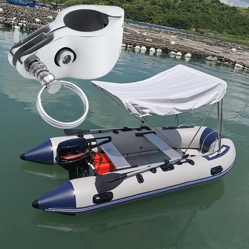 Bimini Top Hardware Bimini Jaw Clamp Slides Hinged Hinge Rail & Jaw Clamp Slides Hinged Quick Release Pin Sturdy Boat Awning &