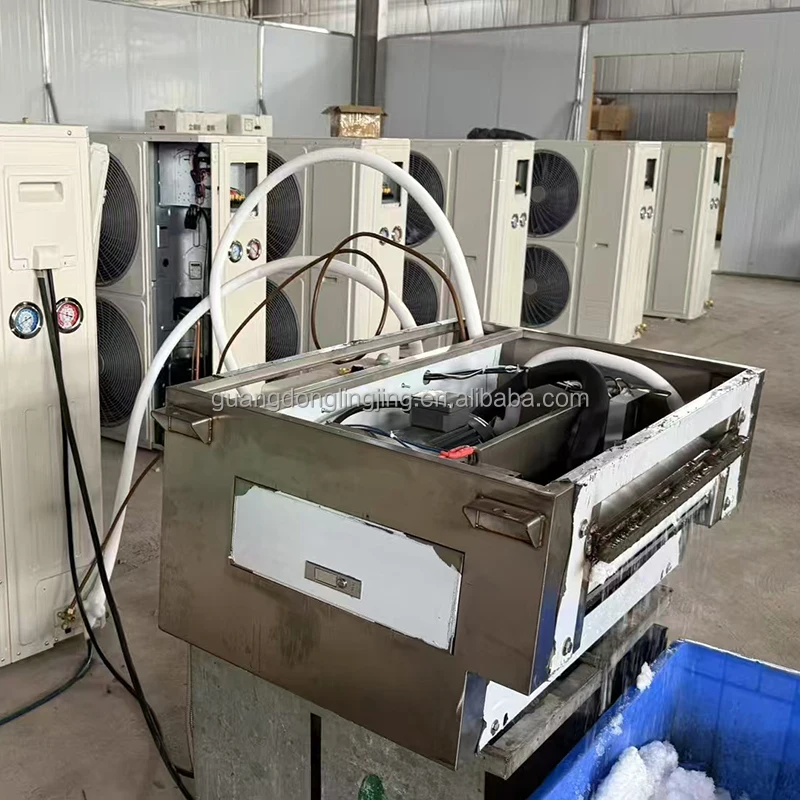 6kW 500kg/24h Commercial Indoor Snow Falling Machine Ice Maker for Snow World