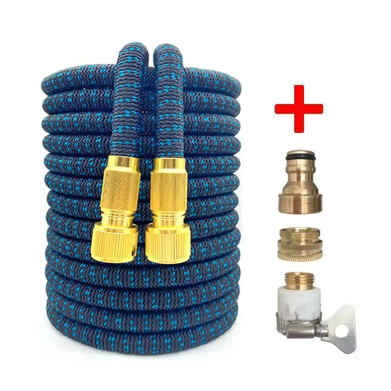 

Thickened Flexible hose garden hose Copper joint High Pressure Telescopic Reel Magic Water Pipe Garden Farm Irrigation Car Wash