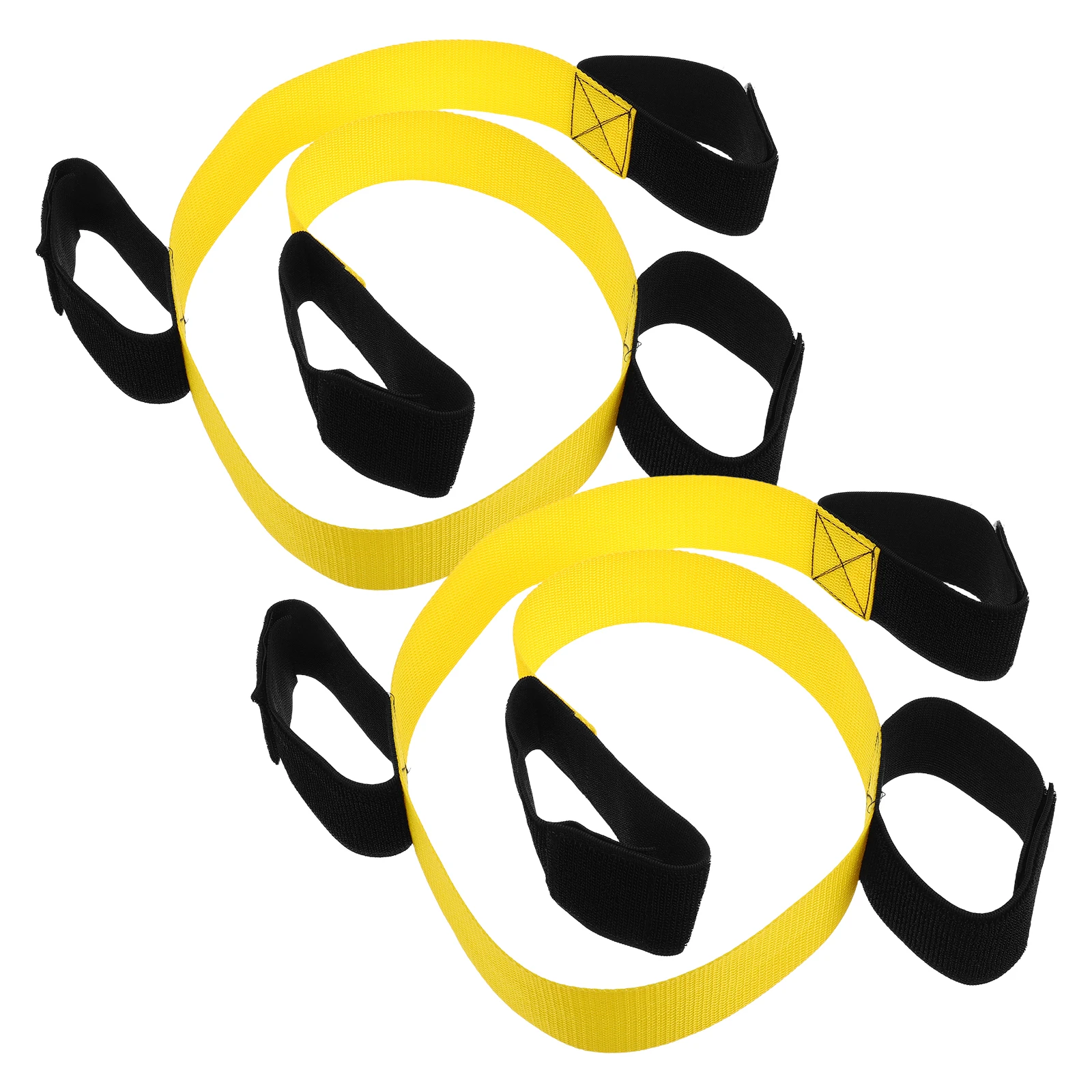 

2pcs Giant Footsteps Band Team Building Games Outdoor Training Equipment For Kids Adults Relay Race Party Heavy Duty Straps