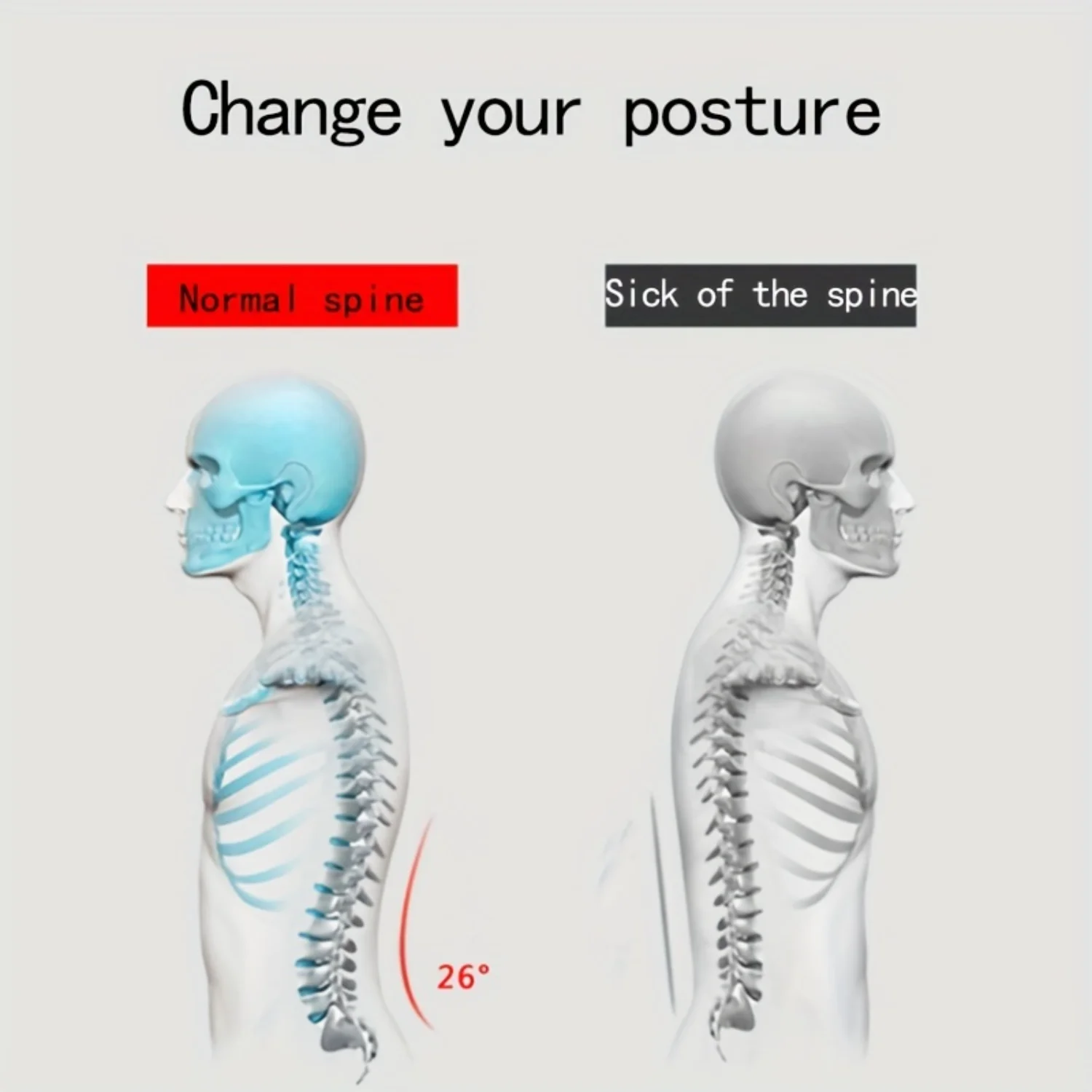 

Comfortable Waist & Back Stretcher Massager - Adjustable Lumbar Support for Pain Relief & Posture Improvement