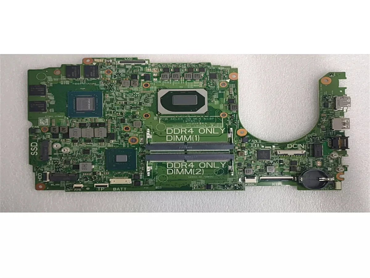 028hkv 28hkv 19795-1 Voor Dell G3 3500 Laptop Moederbord I5-10300H Gtx1650 100% Volledig Getest